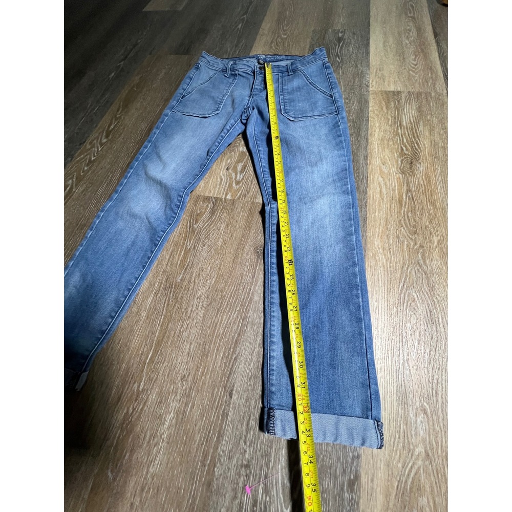 Gap Boyfriend Fit Jeans Womens 4/27R Blue Excellent Patch Pocket Straight Leg - Picture 6 of 7
